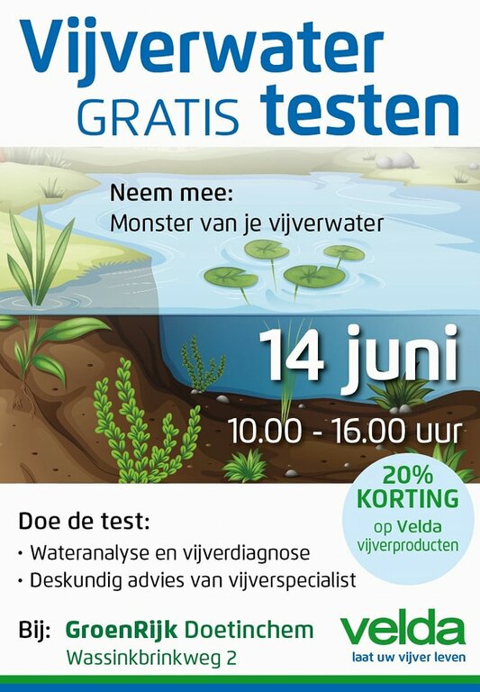 Kom naar de grote Vijverwater Testdag op 14 juni